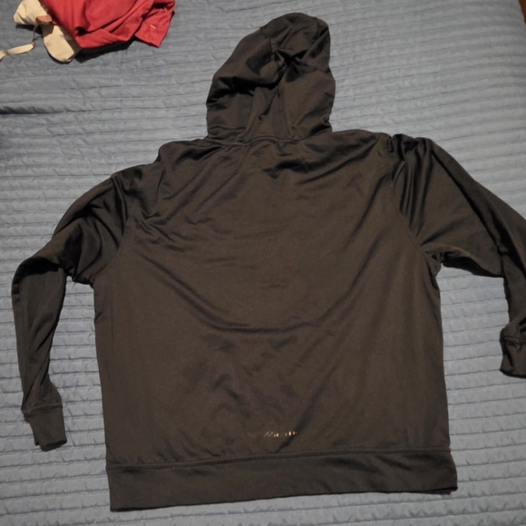 Mizuno Black Hoodie with Gold Logo - Picture 2 of 3